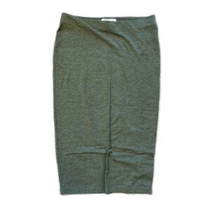 Forever21 Midi Pencil Skirt - Green - S